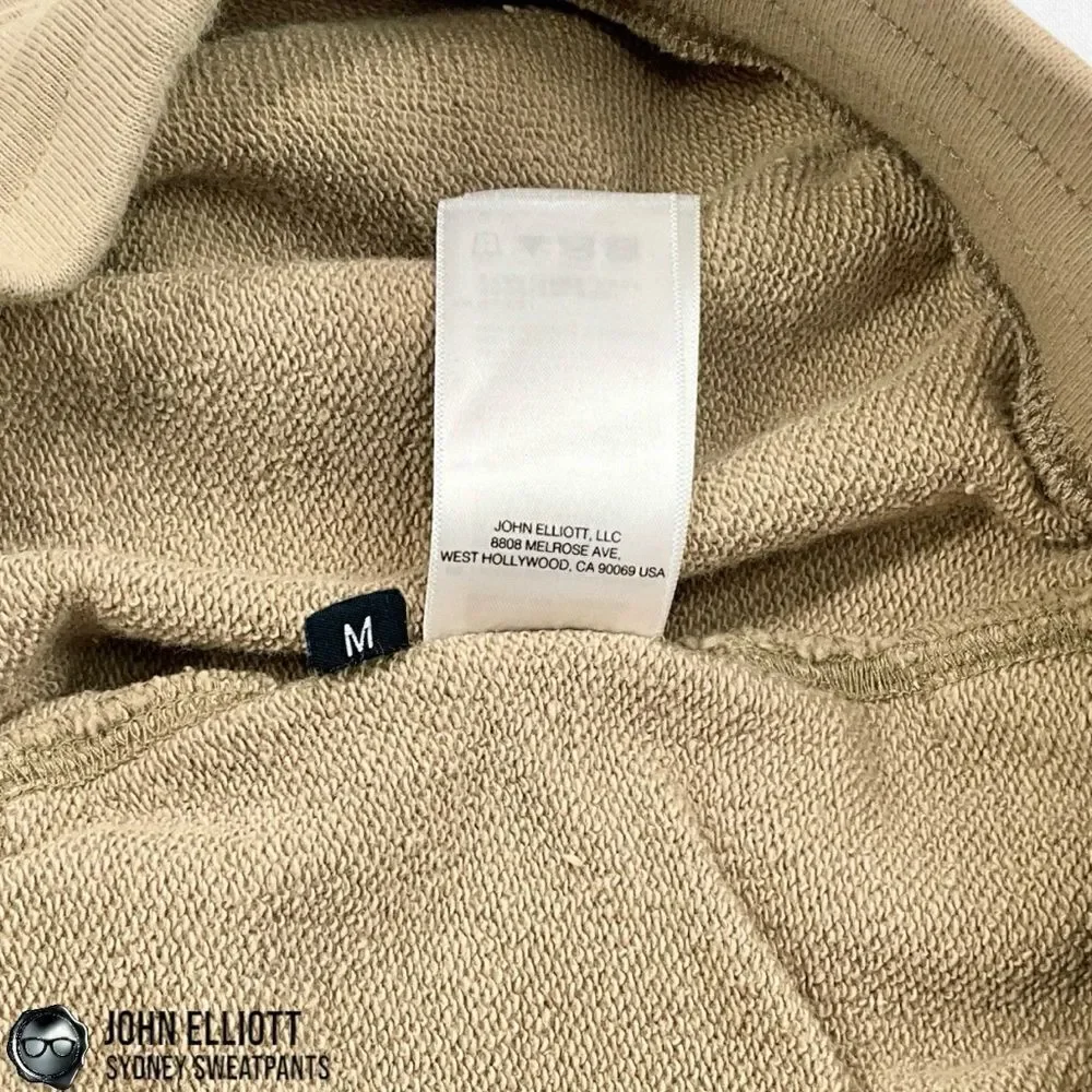 JOHN ELLIOTT SYDNEY JOGGER SWEATPANTS IN SHARK BEIGE MEN’S MEDIUM LUXURY PANTS
